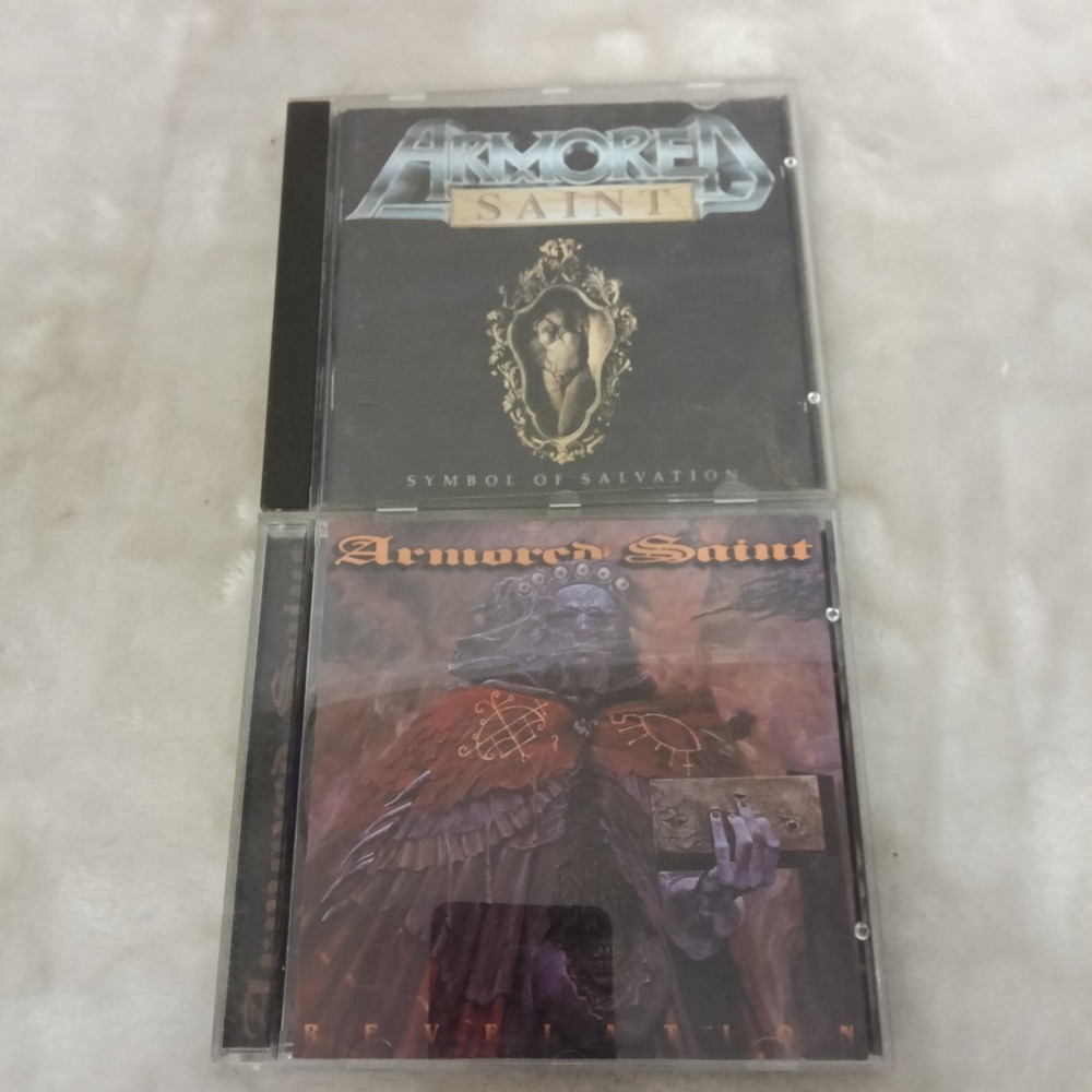 Armored Saint CD Lot Symbol of Salvation 1991 Revelation 2000 Metal Blade CD